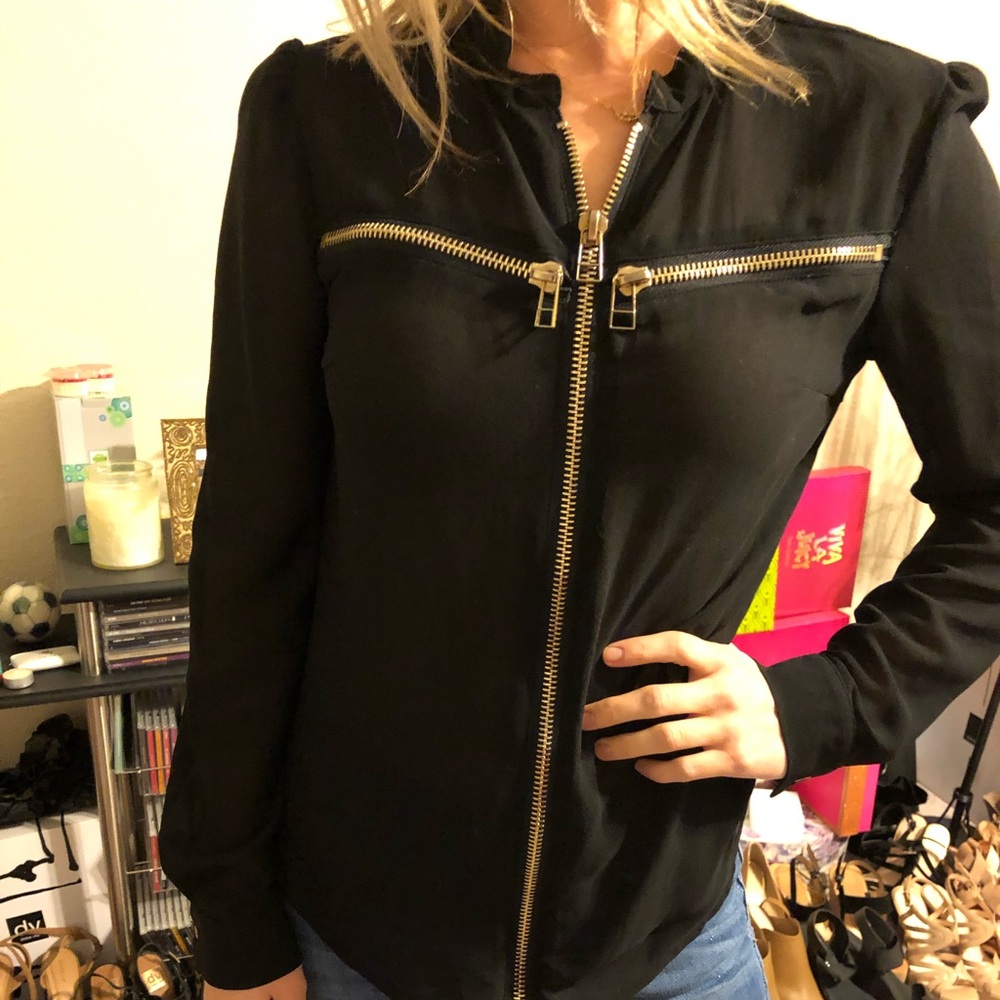 Macy’s Black Blouse
